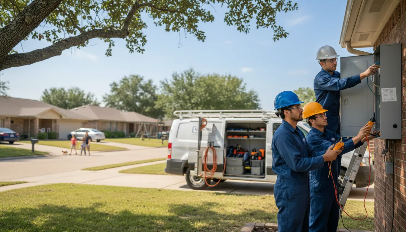 Certified electrician providing emergency electrical services in Hathaway Pines, CA